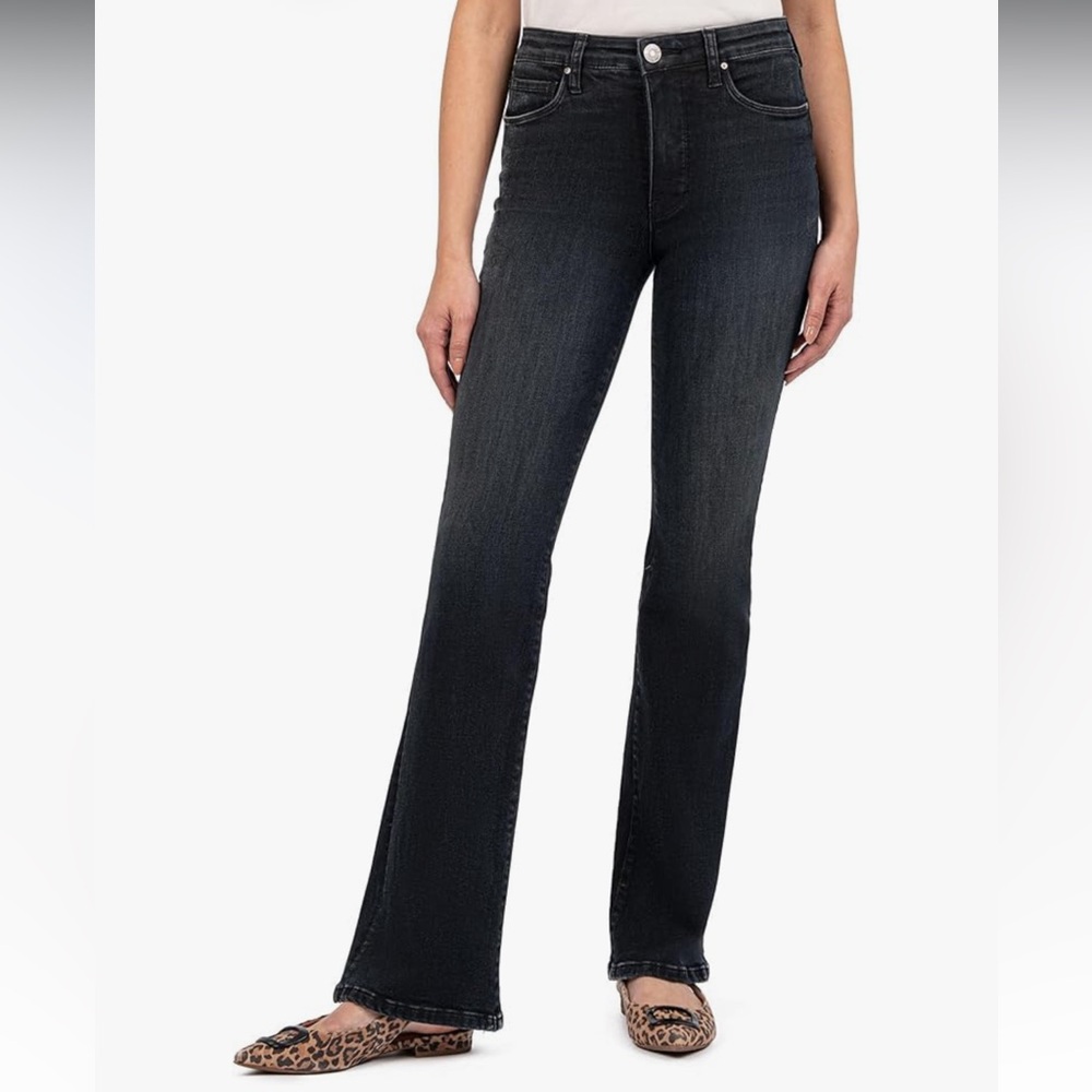 KUT from the Kloth Women's Ana High-Rise Fab Ab Flare in Symphony Size 10